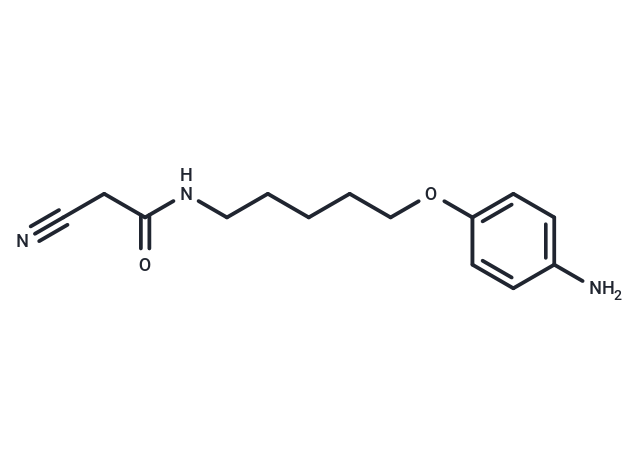 Acetamide, N-(5-(p-aminophenoxy)pentyl)-2-cyano-