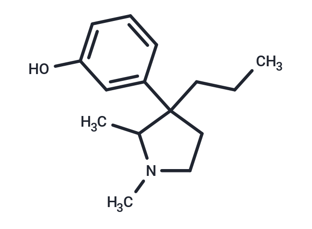 Phenol, 3-(1,2-dimethyl-3-propyl-3-pyrrolidinyl)-