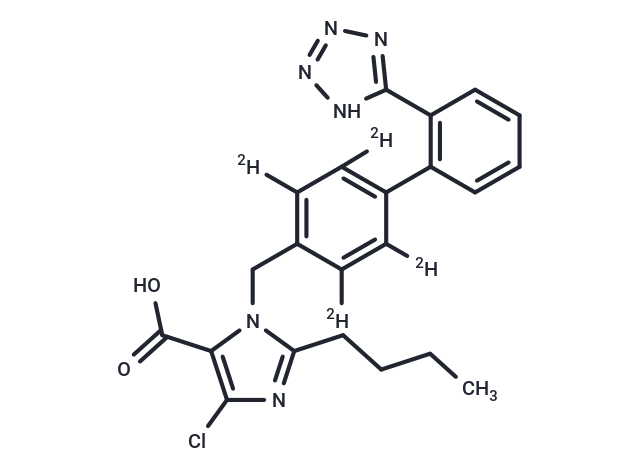 Losartan (D4 Carboxylic Acid)