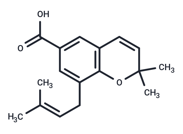 2,2-Dimethyl-8-prenylchromene 6-carboxylic acid