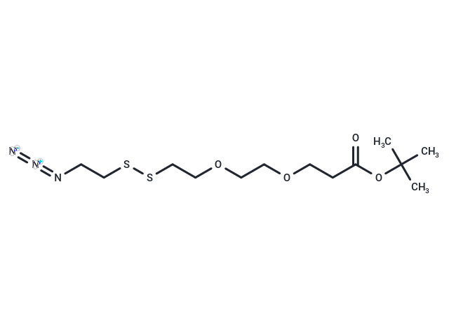 Azidoethyl-SS-PEG2-Boc