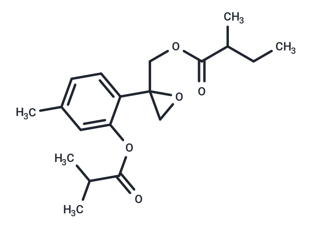 8,​9-​Epoxy-​3-​isobutyryloxy-​10-​(2-​methylbutanoyl)​thymol