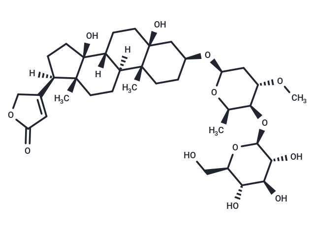 Periplogenin 3-[O-β-glucopyranosyl-(1→4)-β-sarmentopyranoside]