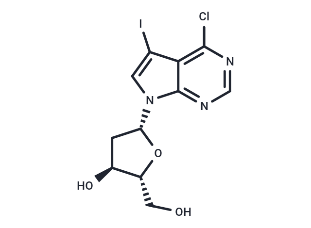 4-Chloro-5-iodo-7-(2-deoxy-b-D-ribofuranosyl)-7H-pyrrolo[2,3-d]pyrimidine