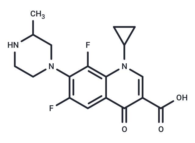 1-Cyclopropyl-6,8-difluoro-7-(3-methylpiperazin-1-yl)-4-oxo-1,4-dihydroquinoline-3-carboxylic acid