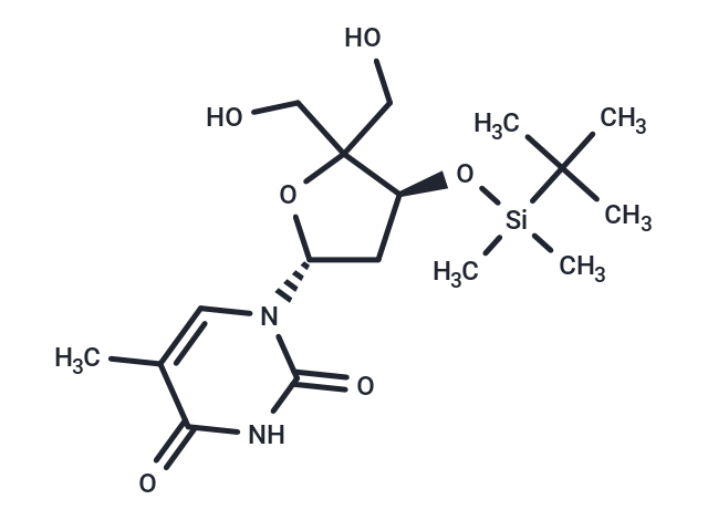 3’-O-t-Bulyldimethylsilyl-4’-C-hydroxymethylthymidine