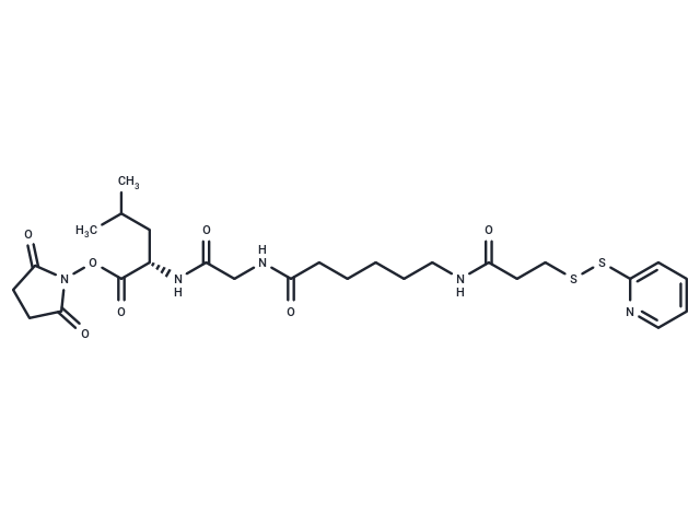 SPDP-C6-Gly-Leu-NHS ester