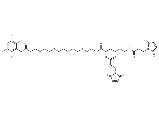 Bis-Mal-Lysine-PEG4-TFP ester