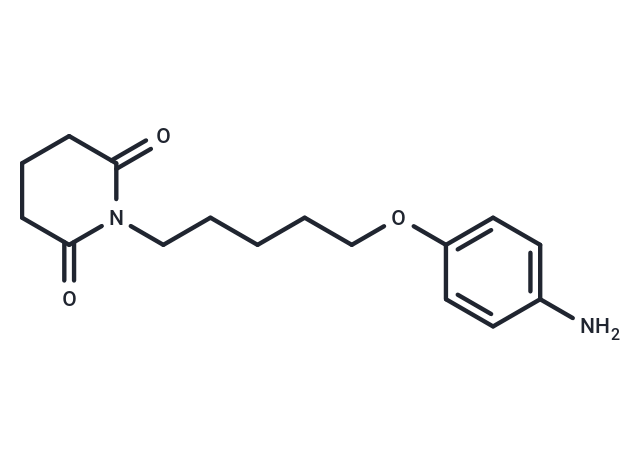 Glutarimide, N-(5-(p-aminophenoxy)pentyl)-