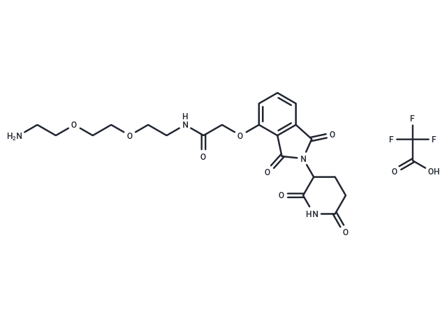 Thalidomide-O-amido-PEG2-C2-NH2 TFA