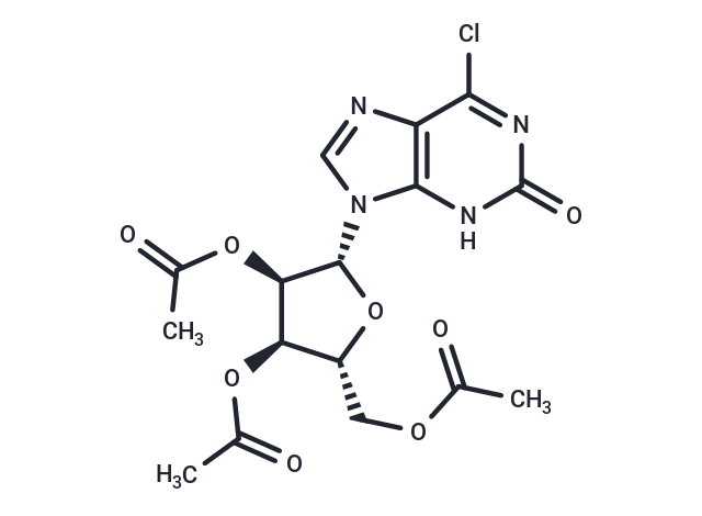 6-Chloro-2-hydroxy-9-(2,3,5-tri-O-acetyl)-b-D-ribofuranosyl-9H-purine