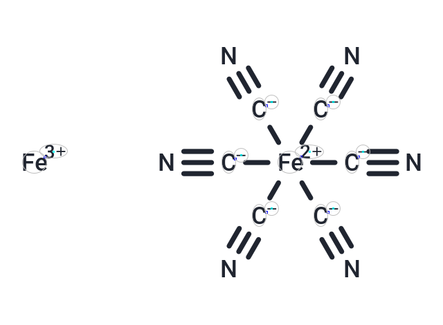 Iron (III) hexacyanoferrate (II)