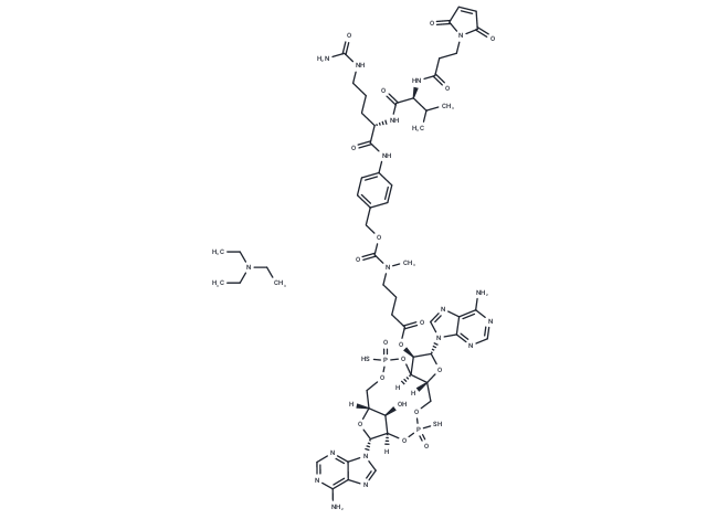 Mal-VC-PAB-(N-Me-amide-C3)-ADU-S100 triethylamine