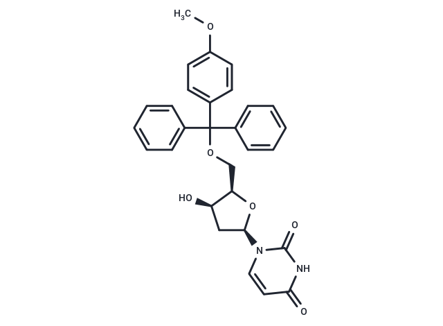1-(5-O-Methoxytrityl-2-deoxy-b-D-xylofuranosyl)uracil