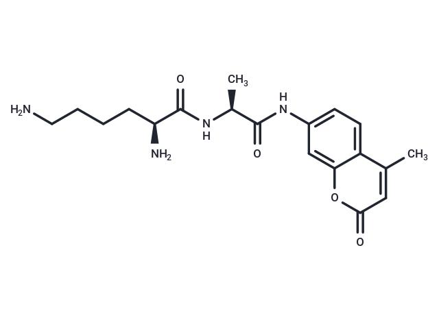 7-Lysylalanyl-4-methylcoumarinamide