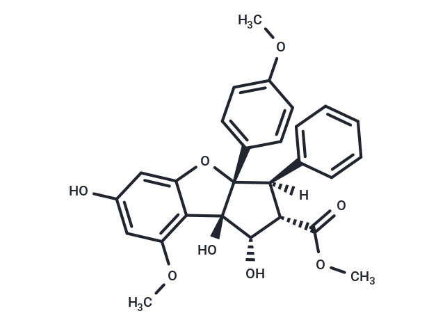 Silvestrol aglycone (enantiomer)