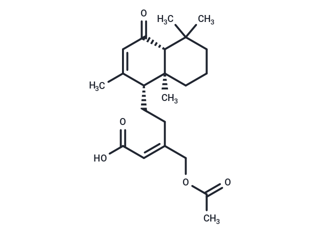 16-Acetoxy-6-oxo-7,13-labdadien-15-oic acid