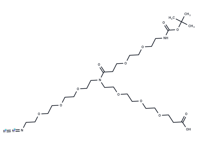 N-(Azido-PEG3)-N-(PEG2-NH-Boc)-PEG3-acid