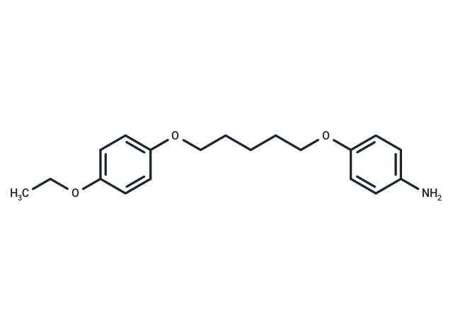 Aniline, p-(5-(p-ethoxyphenoxy)pentyloxy)-