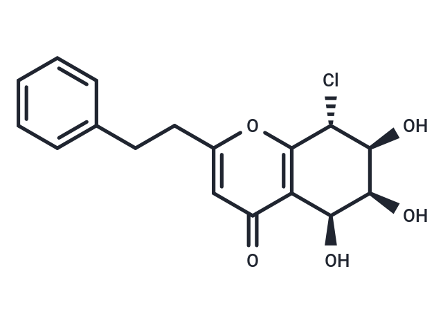 8-Chloro-2-(2-phenylethyl)-5,6,7-trihydroxy-5,6,7,8-tetrahydrochromone