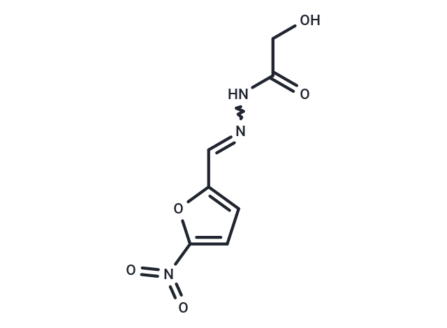 Glycolic acid, (5-nitrofurfurylidene)hydrazide