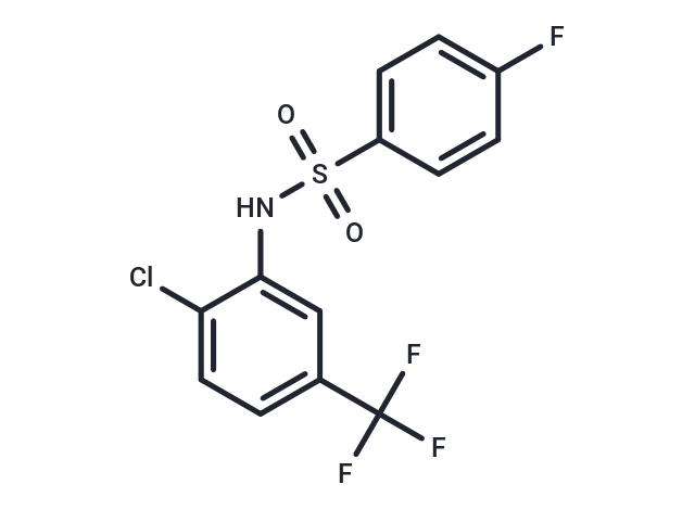 Benzenesulfonamide, N-(2-chloro-5-(trifluoromethyl)phenyl)-4-fluoro-