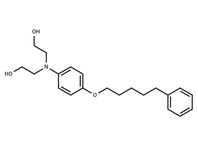 Ethanol, 2,2'-((p-(5-phenylpentyloxy)phenyl)imino)di-