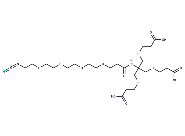 Azido-PEG4-amido-tri-(carboxyethoxymethyl)-methane