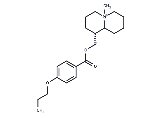 O-4-Propoxybenzoyllupinine methiodide