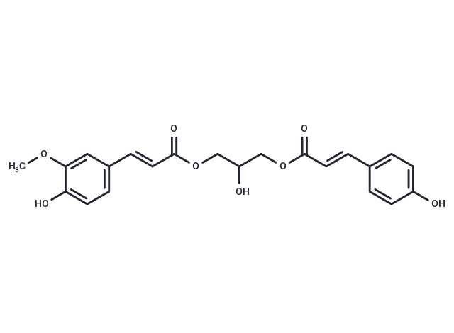 1-O-p-Coumaroyl-3-O-feruloylglycerol