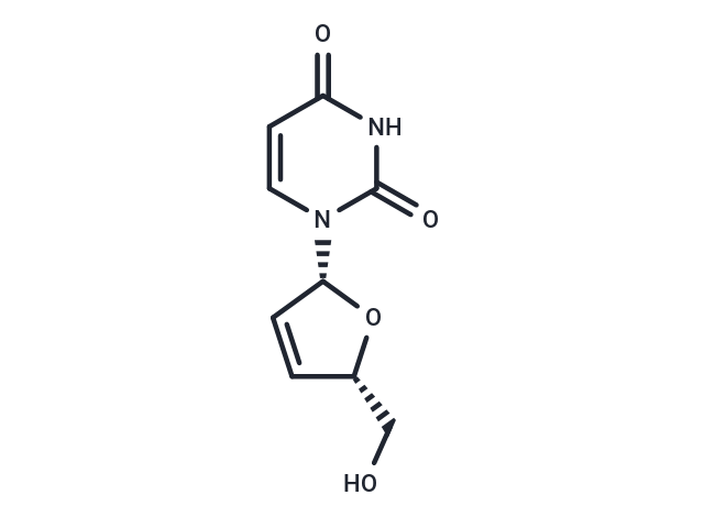 2',3'-Dideoxy-2',3'-didehydro-uridine