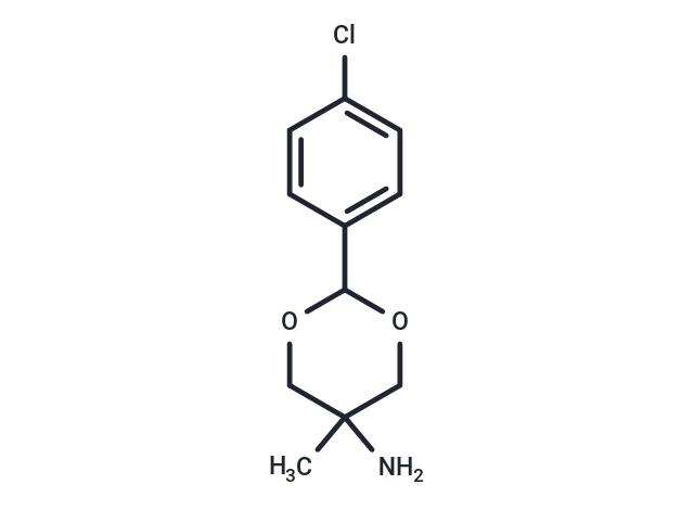 m-Dioxan-5-amine, 2-(p-chlorophenyl)-5-methyl-