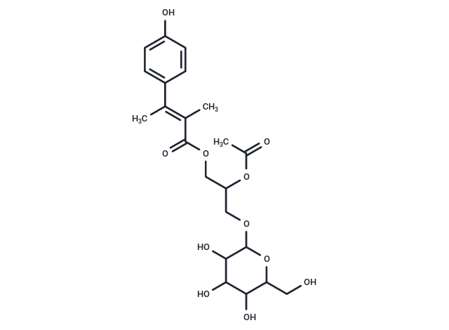 (2S)-1-O-p-coumaroyl-2-O-acetyl-3-O-β-D-glucopyranosylglycerol
