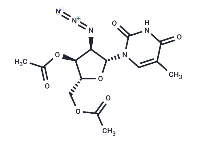 3’,5’-Di-O-acetyl-2’-azido-2’-deoxy-5-methyluridine