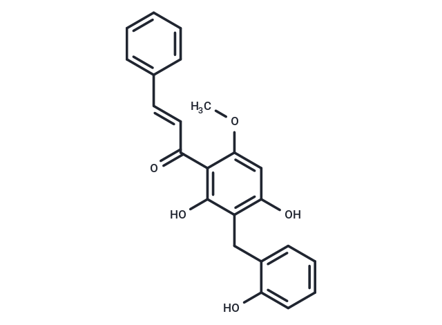 2',4'-Dihydroxy-3'-(2-hydroxybenzyl)-6'-methoxycha