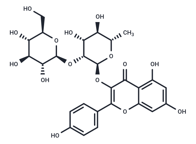 Kaempferol-3-O-β-D-glucosyl(1-2)rhamnoside