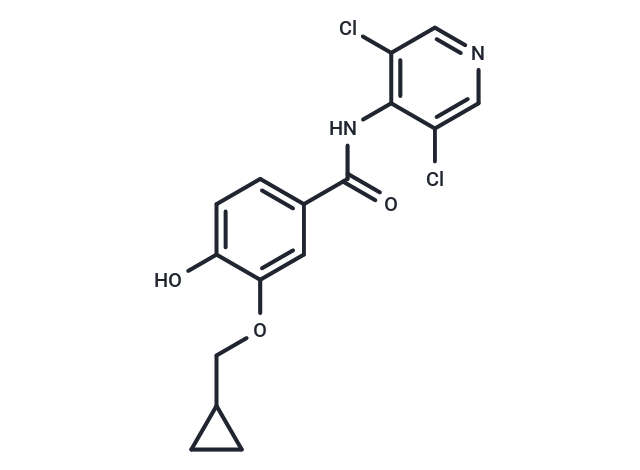 3-(Cyclopropylmethoxy)-N-(3,5-dichloropyridin-4-yl)-4-hydroxybenzamide