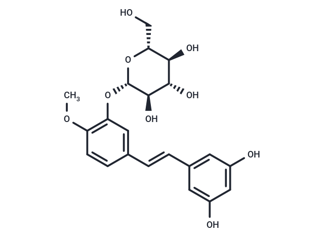 Rhapontigenin 3'-O-glucoside