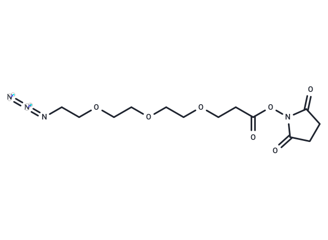 N3-PEG3-C2-NHS ester