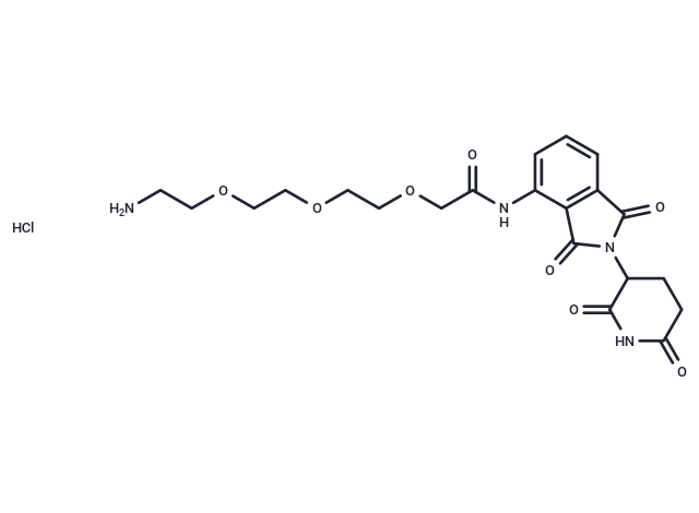 Pomalidomide-amino-PEG3-NH2 hydrochloride