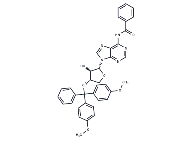 1-[3’-O-[(4,4’-dimethoxytriphenyl)methyl]-a-L-threofuranosyl]-N6-benzoyladenine