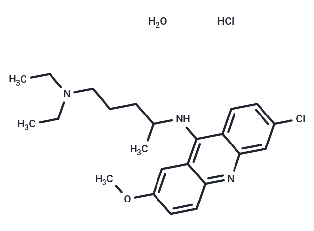 Quinacrine hydrochloride hydrate