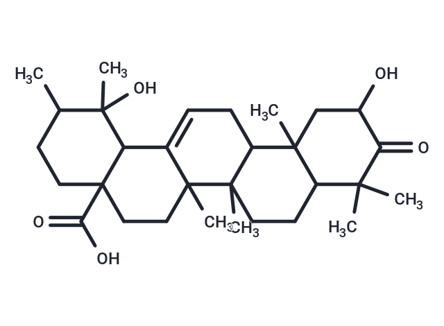 2alpha,19alpha-Dihydroxy-3-oxo-urs-12-en-28-oic acid