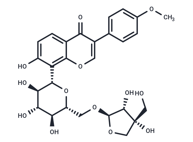 Formononetin-8-C-beta-D-apiofuranosyl-(1->6)-O-beta-D-glucopyranoside