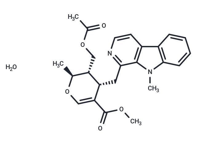 Alstonidine acetate trihydrate