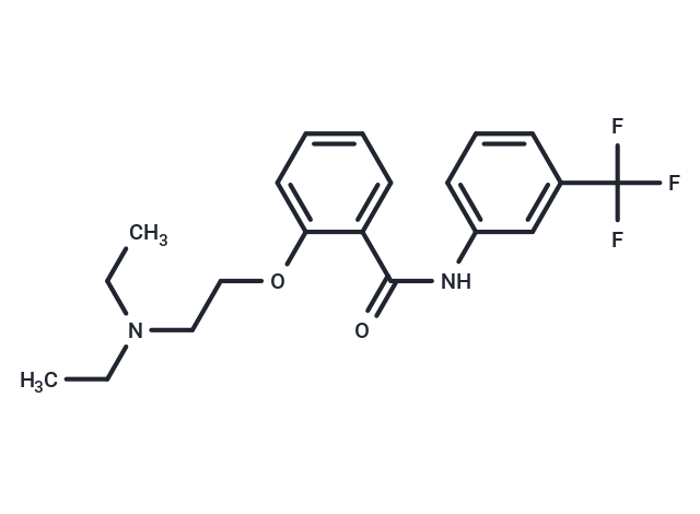 Benzamide, 2-(2-(diethylamino)ethoxy)-N-(3-(trifluoromethyl)phenyl)-