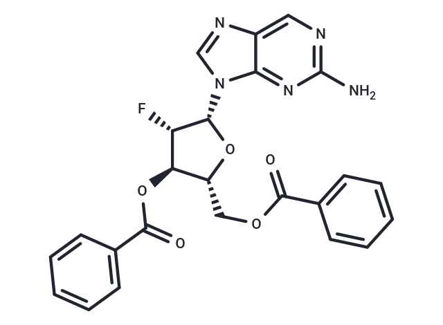 2-Aminopurine -9-beta-D-(3’,5’-di-O-benzoyl-2’-deoxy-2’-fluoro)arabinoriboside