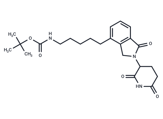 Lenalidomide-C5-amido-Boc