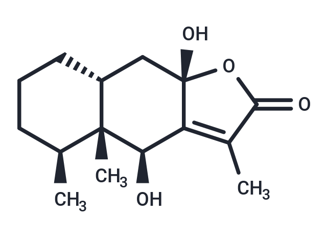 6β,8-Dihydroxyeremophil-7(11)-en-12,8-olide