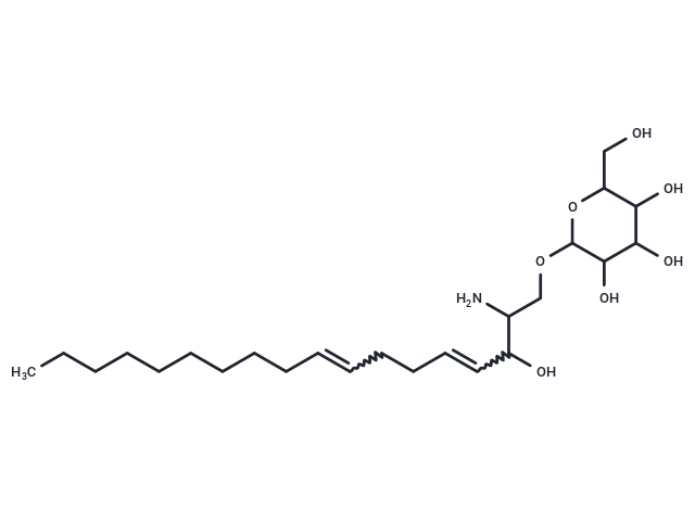 1-β-D-Glucosylsphingadienine (d18:2 (4E,8E))
